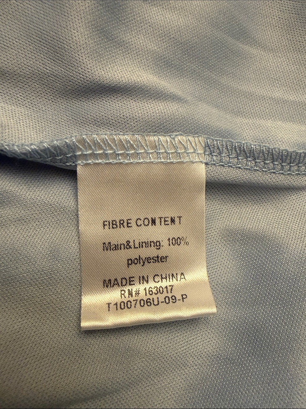 Princess Polly Light Blue Burn Out  Mini Dress With Ties in the Back. - Picture 7 of 7